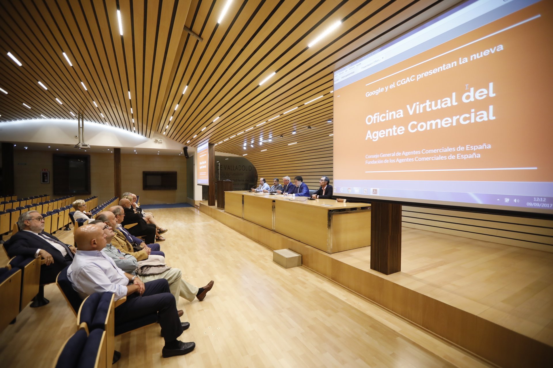 Manuel Maestre presenta la nueva Oficina Virtual del Agente Comercial